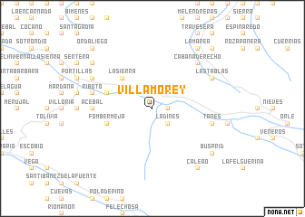 map of Villamorey