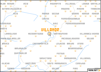 map of Villamor