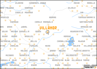 map of Villamor