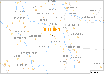 map of Villamo