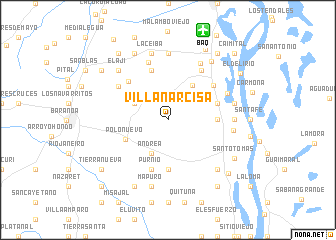 map of Villa Narcisa