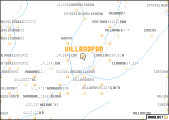 map of Villanófar
