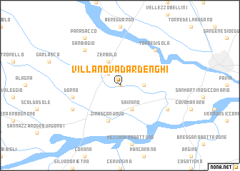 map of Villanova dʼArdenghi