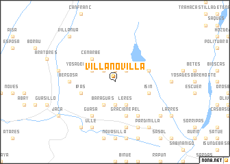 map of Villanovilla