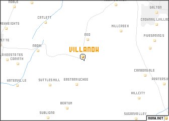 map of Villanow