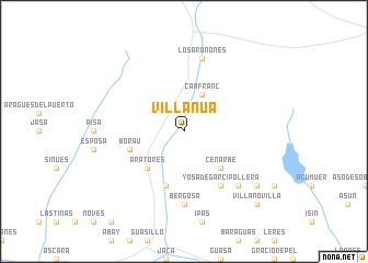 map of Villanúa