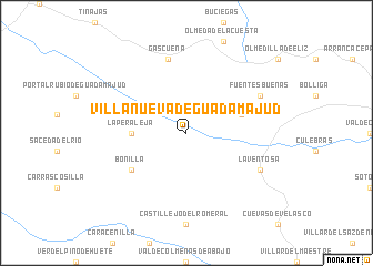 map of Villanueva de Guadamajud