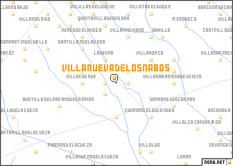 map of Villanueva de los Nabos