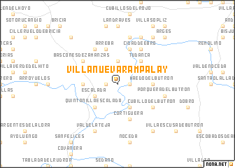 map of Villanueva-Rampalay