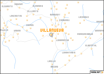 map of Villa Nueva