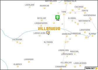 map of Villa Nueva