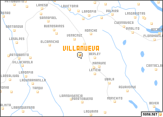 map of Villa Nueva