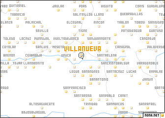 map of Villa Nueva