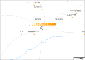 map of Villa Ojo de Agua