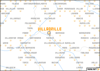 map of Villaorille