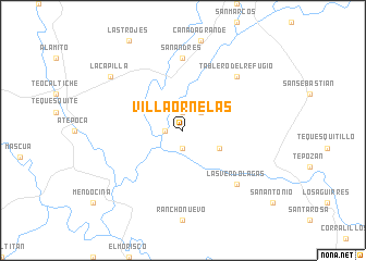 map of Villa Ornelas