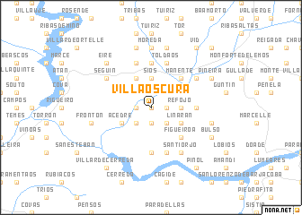 map of Villaoscura