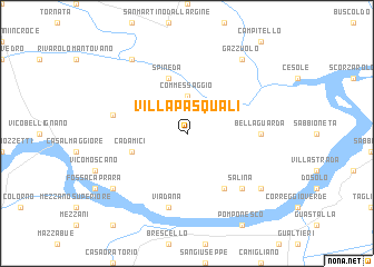 map of Villa Pasquali