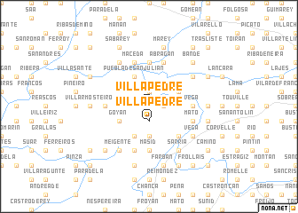 map of Villapedre