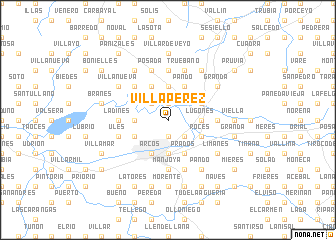 map of Villapérez