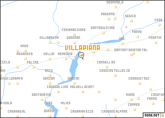 map of Villapiana