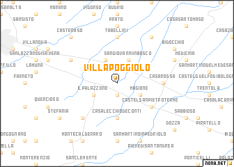 map of Villa Poggiolo