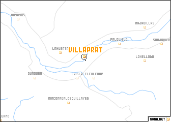 map of Villa Prat