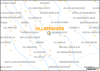 map of Villaproviano