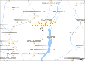 map of Villaquejida