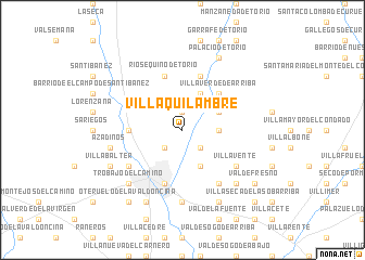 map of Villaquilambre