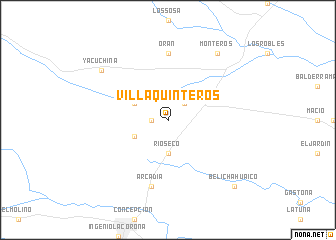 map of Villa Quinteros