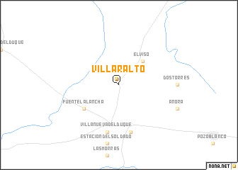 map of Villaralto