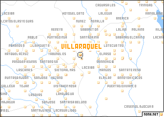 map of Villa Raquel