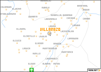 map of Villarazo