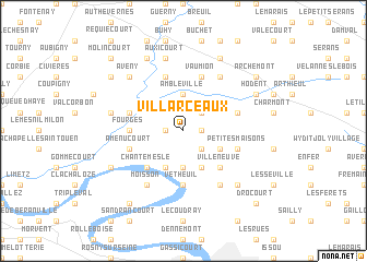 map of Villarceaux