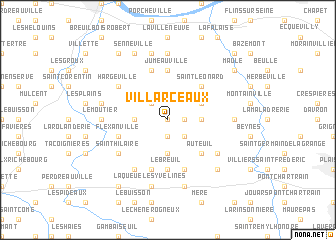 map of Villarceaux