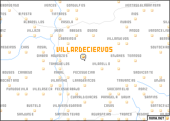 map of Villardeciervos