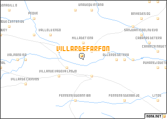 map of Villar de Farfón