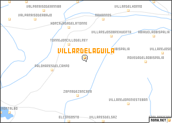 map of Villar del Águila