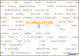 map of Villar de Lantero