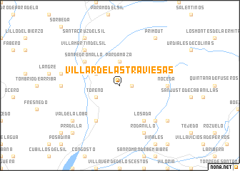 map of Villar de las Traviesas