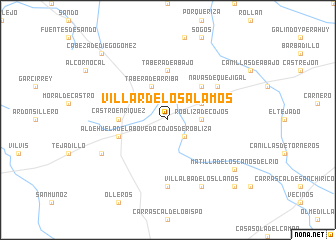 map of Villar de los Álamos