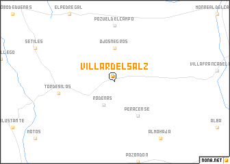 map of Villar del Salz