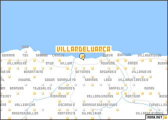 map of Villar de Luarca