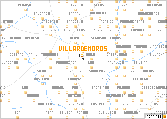 map of Villar de Moros