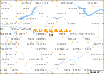 map of Villar de Ordelles