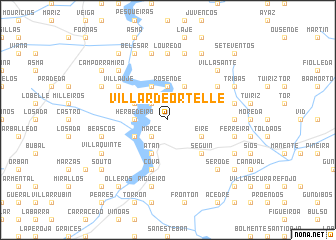 map of Villar de Ortelle