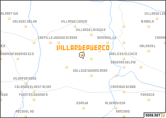 map of Villar de Puerco