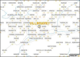 map of Villar de Rey