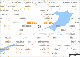 map of Villar de Santos